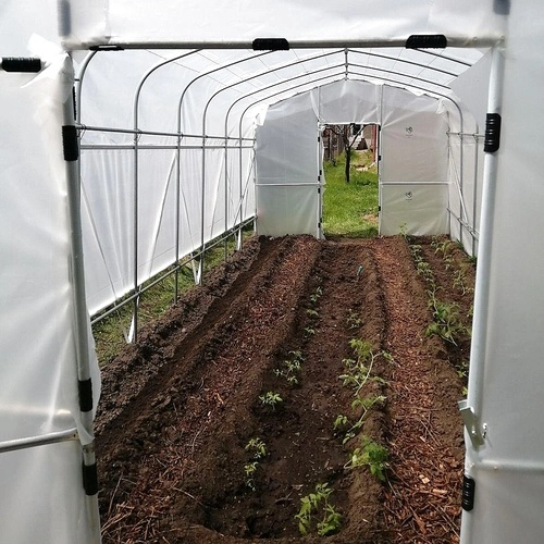 Професионална модулна оранжерия Tunnel Pro System 3 - 18 кв.м. с една врата и проветрение (6x3x2m) ➤ топ цена ➤ sorbe.bg